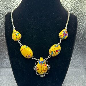 925 Artesian Mosaic Jasper Necklace